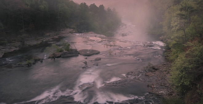 Little River Canyon located on Lookout Mountain in Alabama.